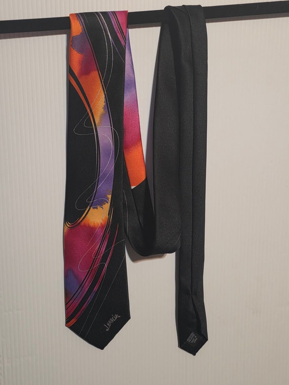 Jerry Garcia Collector's Edition Tie Urban Cat Ghost Abstract Art Necktie